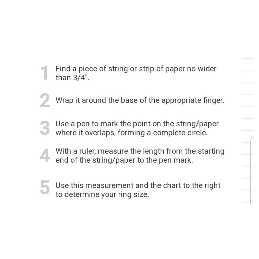 White Gold Plated White Sapphire Ring - Picture 5 of 6